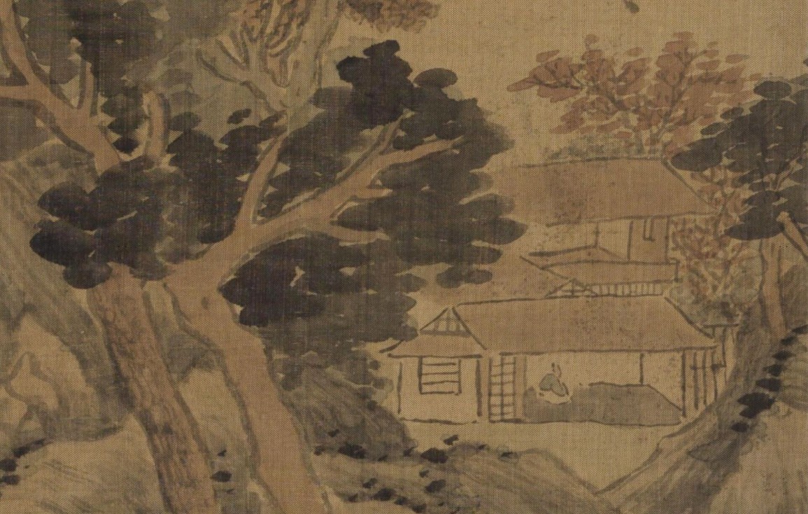 赵左 秋山读书图